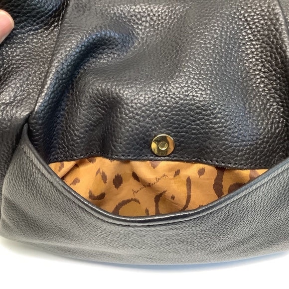 Aimee Kestenberg Leather Black Corfu Pleated Hobo Bag, NWOT - Picture 9 of 15